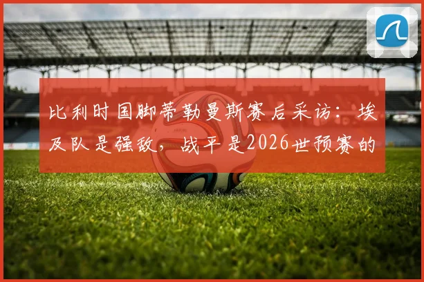 比利时国脚蒂勒曼斯赛后采访：埃及队是强敌，战平是2026世预赛的积极结果